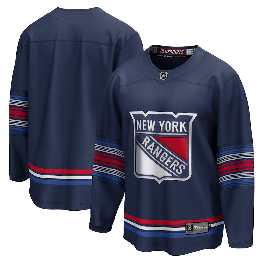 Men New York Rangers Fanatics Branded Navy Alternate Premier Breakaway NHL Jersey->new york rangers->NHL Jersey